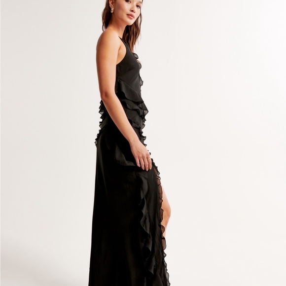 Abercrombie Draped Ruffle Maxi Dresss - Picture 3 of 4